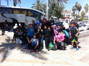  بالصور: أهالي يافا يلبون النداء ويشدون الرحال للمسجد الأقصى المبارك 